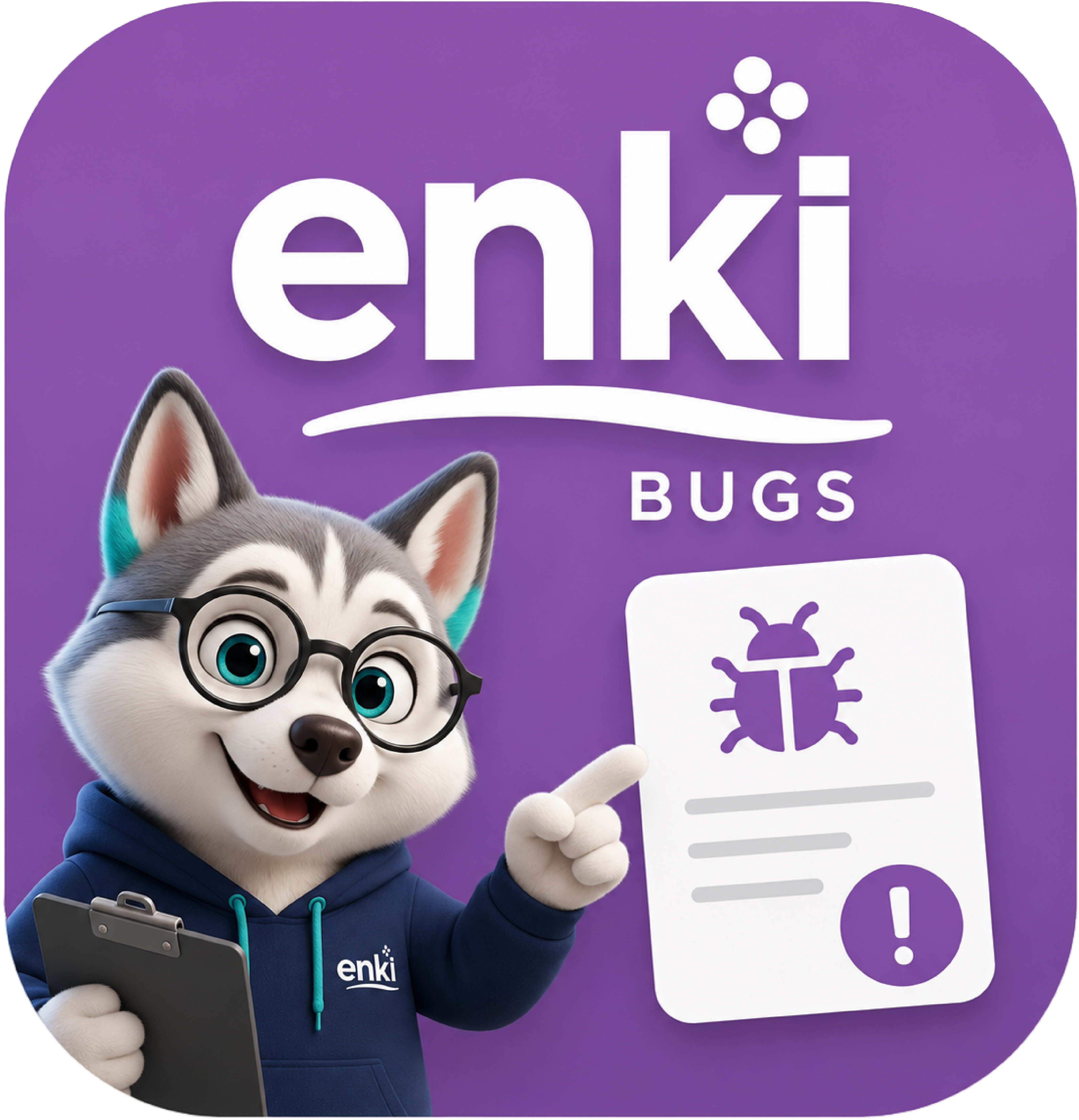 Enki Bugs Mascot